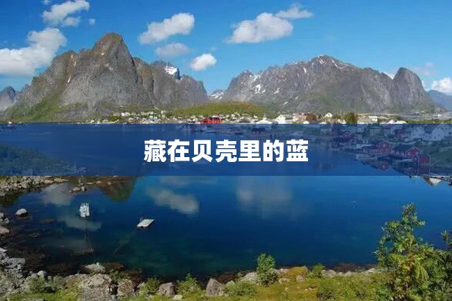 藏在贝壳里的蓝