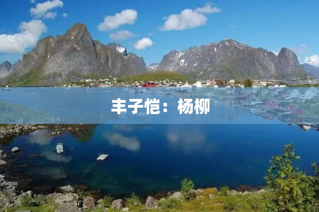 丰子恺:杨柳