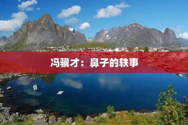 冯骥才:鼻子的轶事