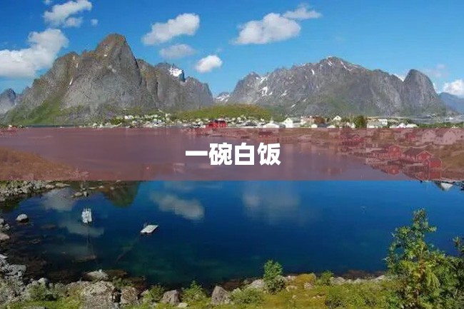 一碗白饭