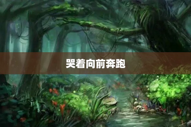 哭着向前奔跑