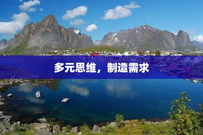 多元思维,制造需求