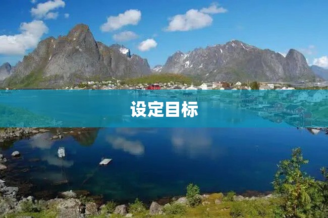设定目标