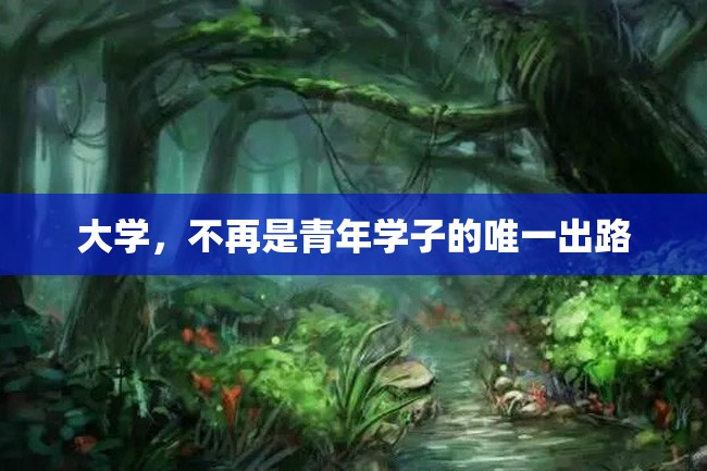 大学,不再是青年学子的唯一出路