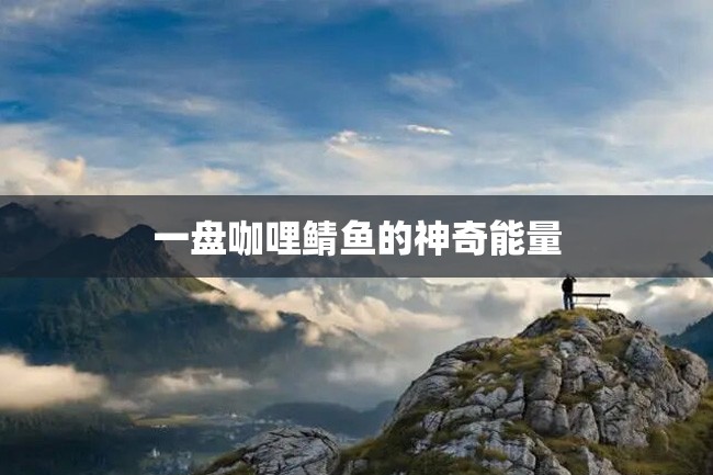 一盘咖哩鲭鱼的神奇能量