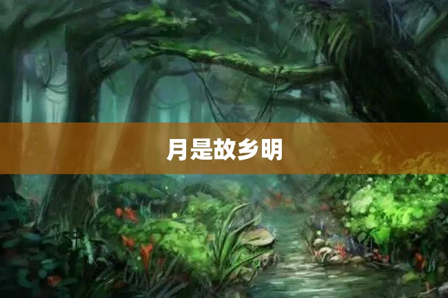 月是故乡明