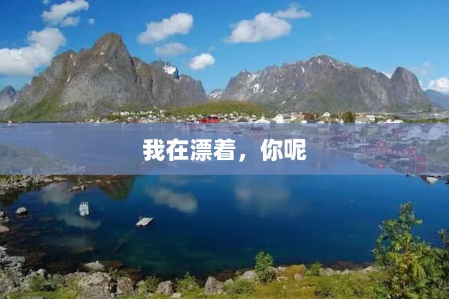 我在漂着,你呢