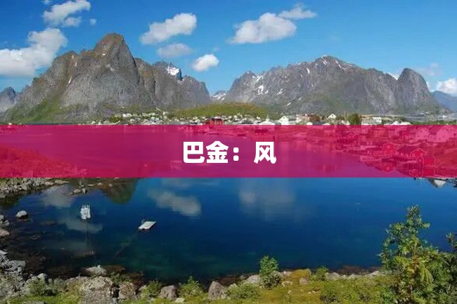 巴金：风
