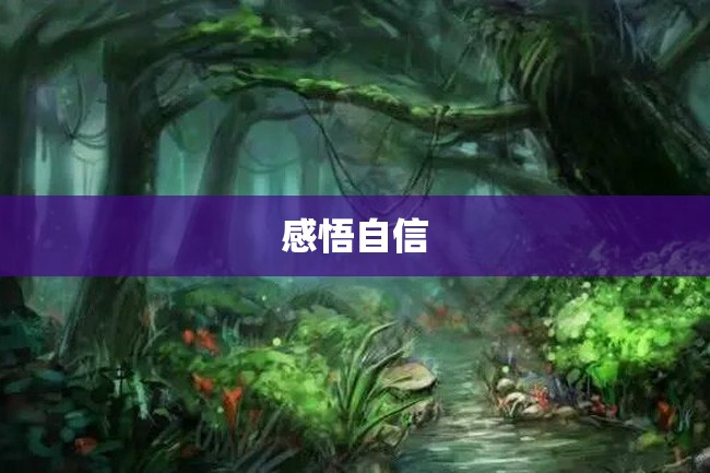 感悟自信