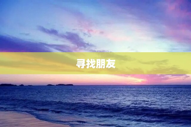 寻找朋友