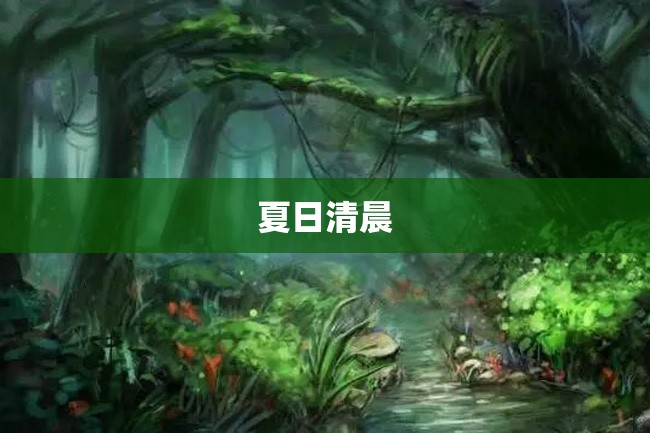 夏日清晨