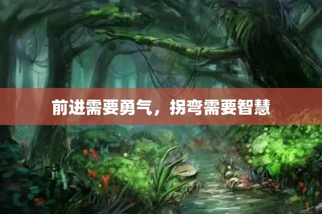 前进需要勇气,拐弯需要智慧