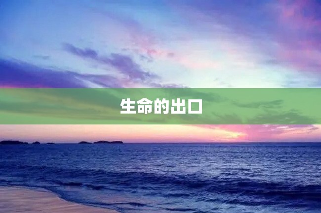 生命的出口