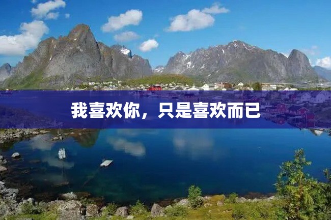 我喜欢你，只是喜欢而已
