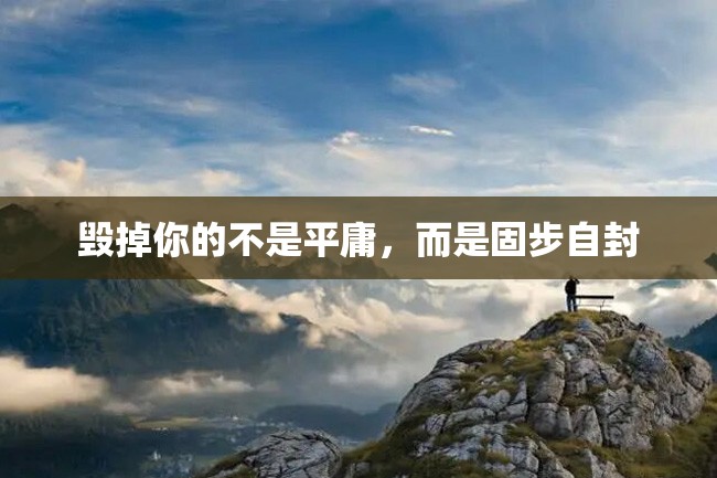 毁掉你的不是平庸,而是固步自封