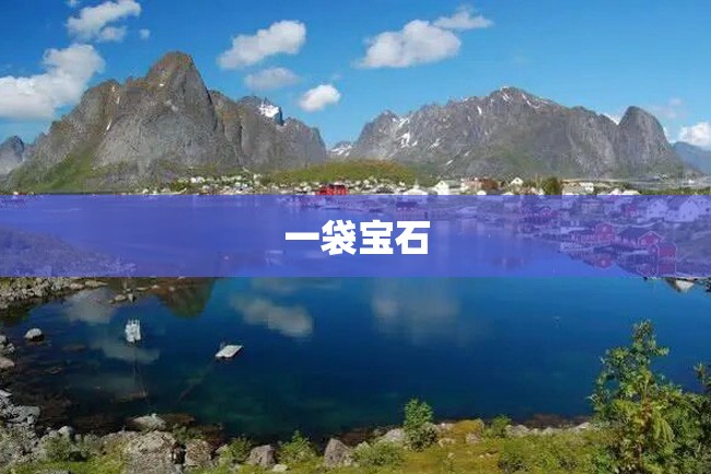 一袋宝石