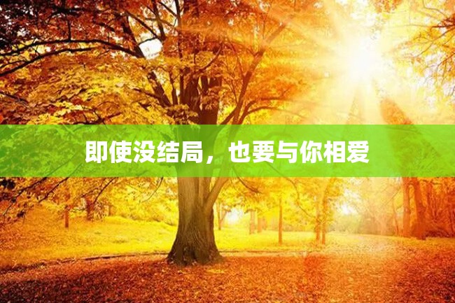 即使没结局,也要与你相爱