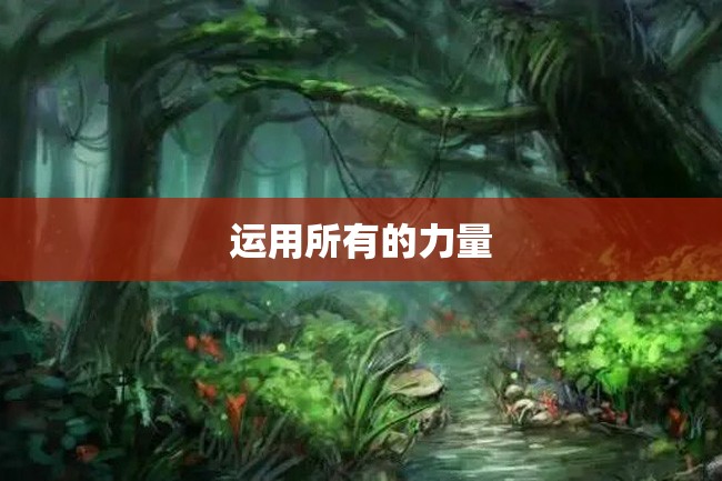 运用所有的力量