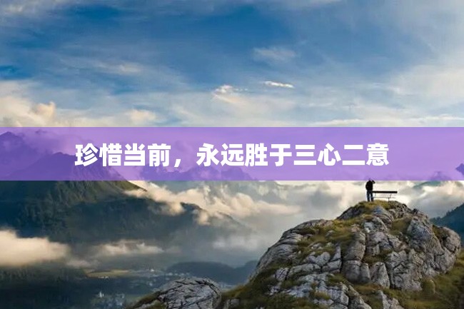珍惜当前,永远胜于三心二意