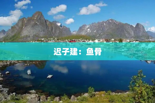 迟子建:鱼骨