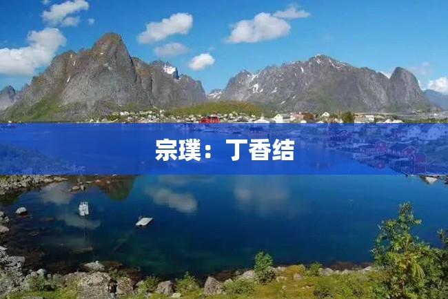 宗璞:丁香结