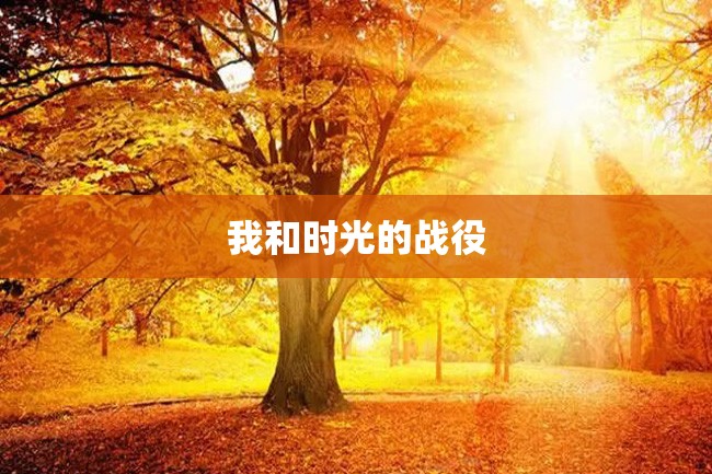 我和时光的战役