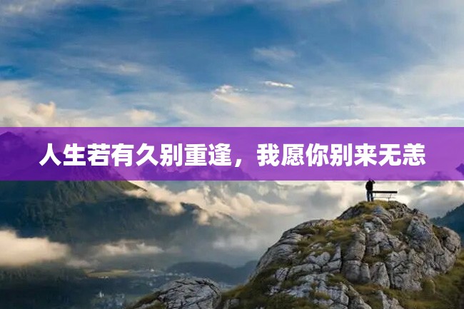 人生若有久别重逢,我愿你别来无恙