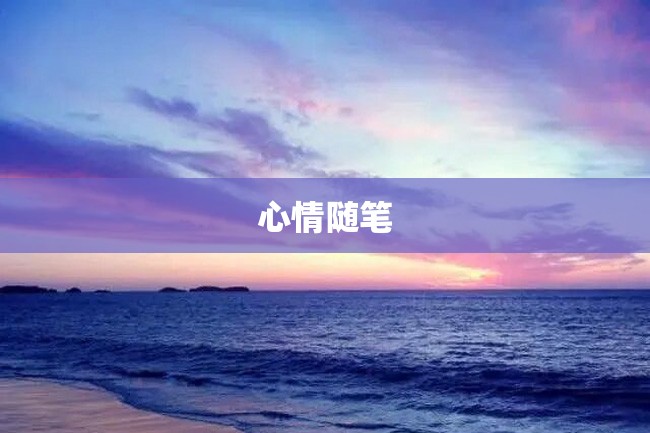 心情随笔