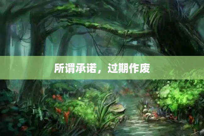 所谓承诺,过期作废