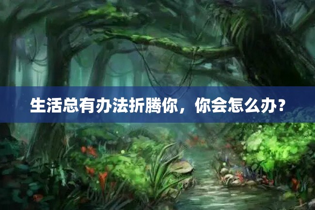 生活总有办法折腾你,你会怎么办?