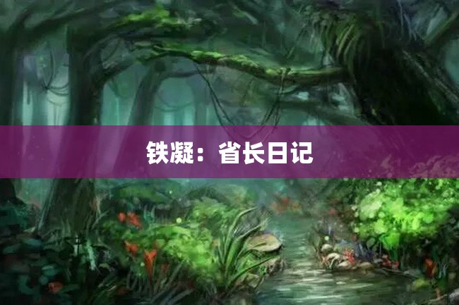 铁凝:省长日记