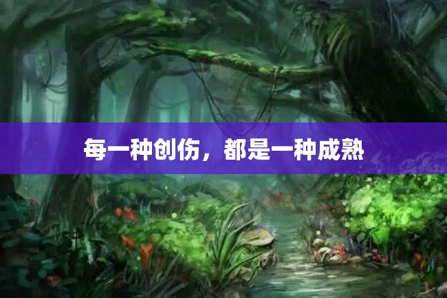 每一种创伤,都是一种成熟