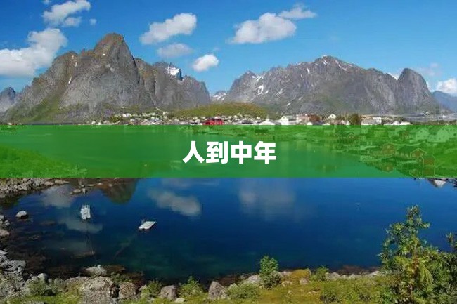 人到中年