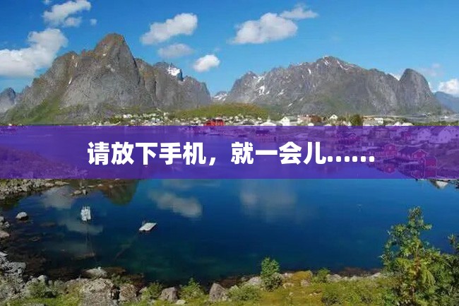 请放下手机,就一会儿……