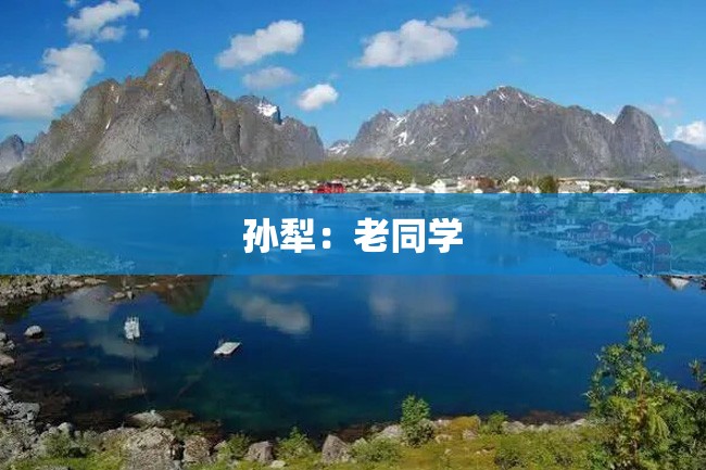 孙犁:老同学