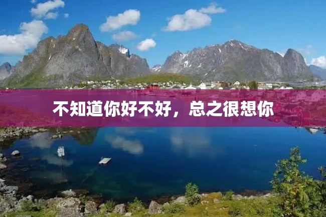 不知道你好不好,总之很想你