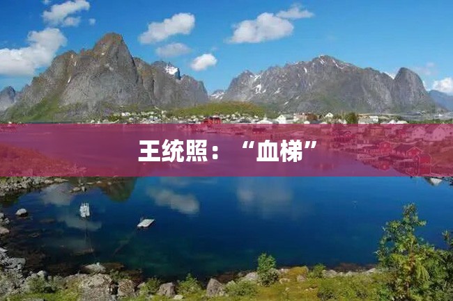 王统照:“血梯”
