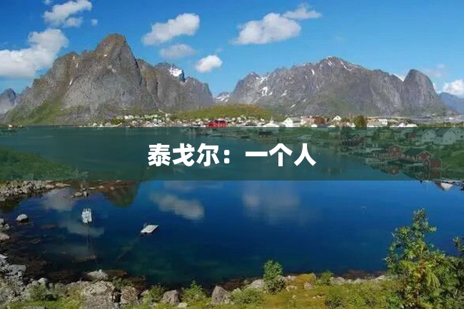泰戈尔:一个人