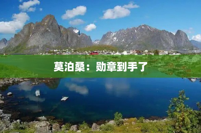 莫泊桑:勋章到手了